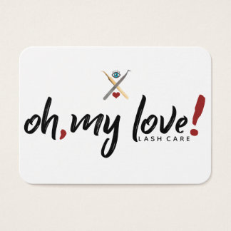 Oh, my love! Lash Care Card
