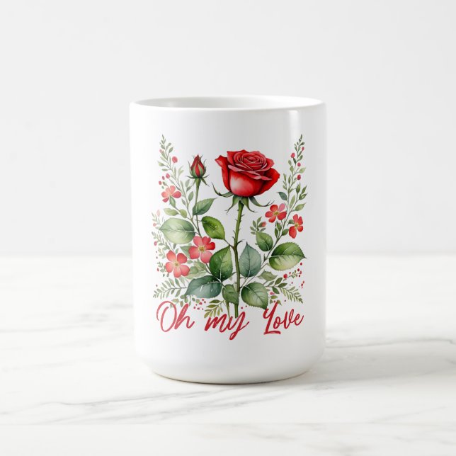 Oh my Rose Coffee Mug (Center)
