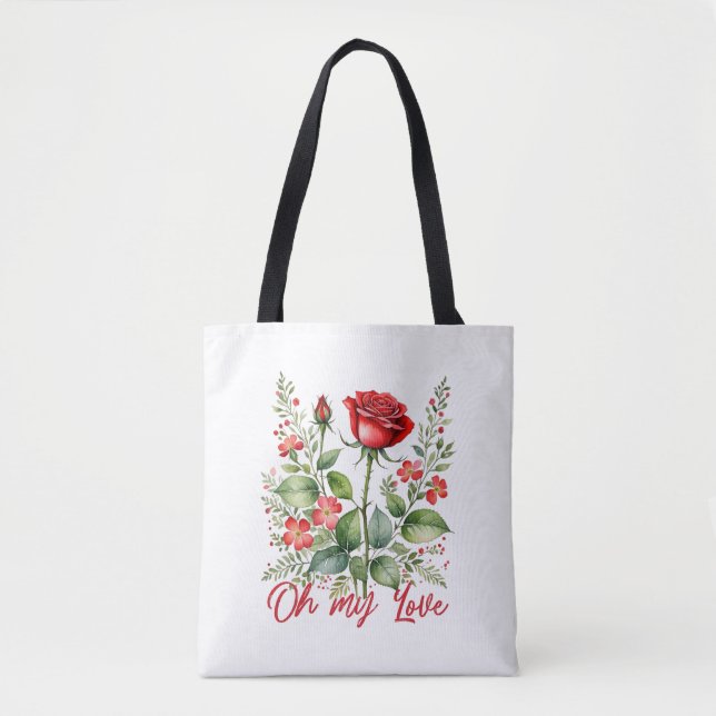 Oh my Rose Tote Bag (Front)