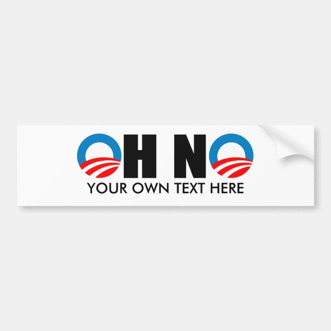 OH NO BUMPER STICKER (Front)