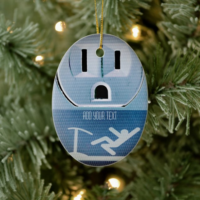 Oh No by Shirley Taylor Ceramic Tree Decoration (Tree)