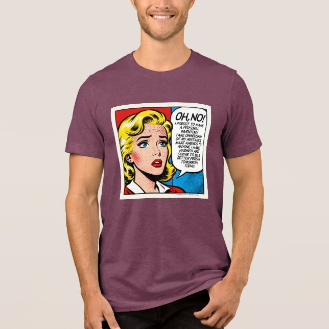 Oh No Female - Unisex -  Tri-Blend Shirt (Front)