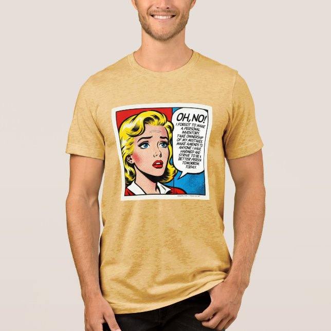 Oh No Female  Unisex -  Tri-Blend Shirt (Front)