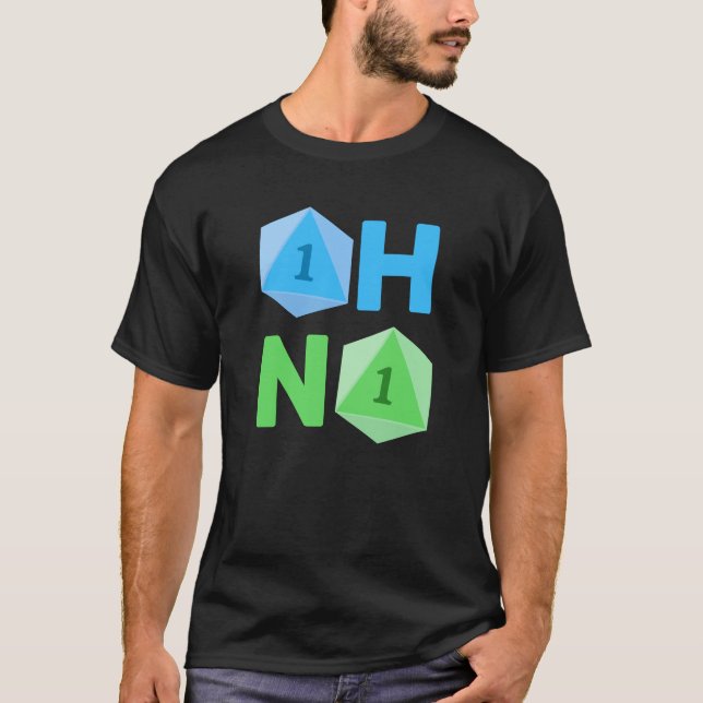 Oh No Funny D20 T-Shirt (Front)