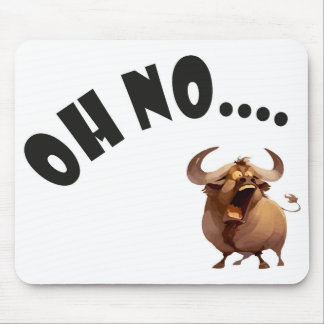 Oh No" Funny & Sarcastic Mouse Pad – Work & Home