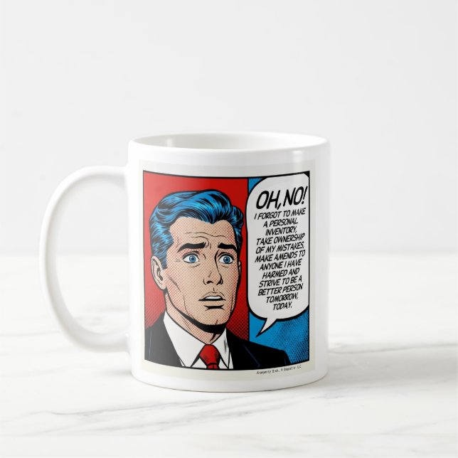 Oh No I Forgot - male - Sobriety Mug (Left)