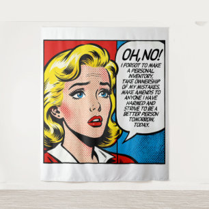 OH NO Wall Art Tapestry