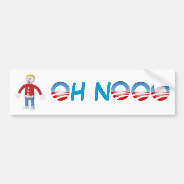 OH NOOOOO BUMPER STICKER (Front)