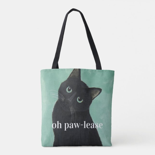 oh paw-lease tote bag (Back)