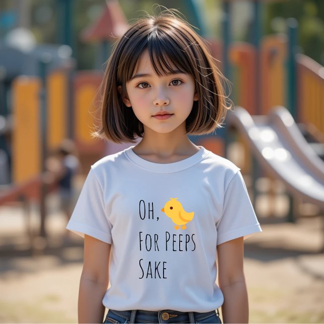 Oh Peeps For Sake Easter T-Shirts for Kids (Creator Uploaded)