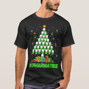 Oh Pharmatree Christmas Tree Pharmacy Medication P T-Shirt