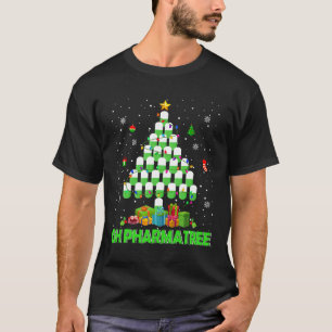 Oh Pharmatree Christmas Tree Pharmacy Medication P T-Shirt