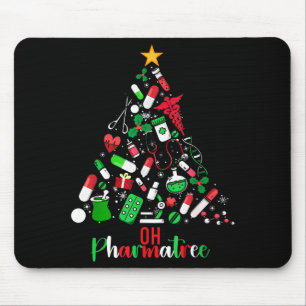 Oh Pharmatree Pharmacy Christmas Pharmacist Tech M Mouse Pad