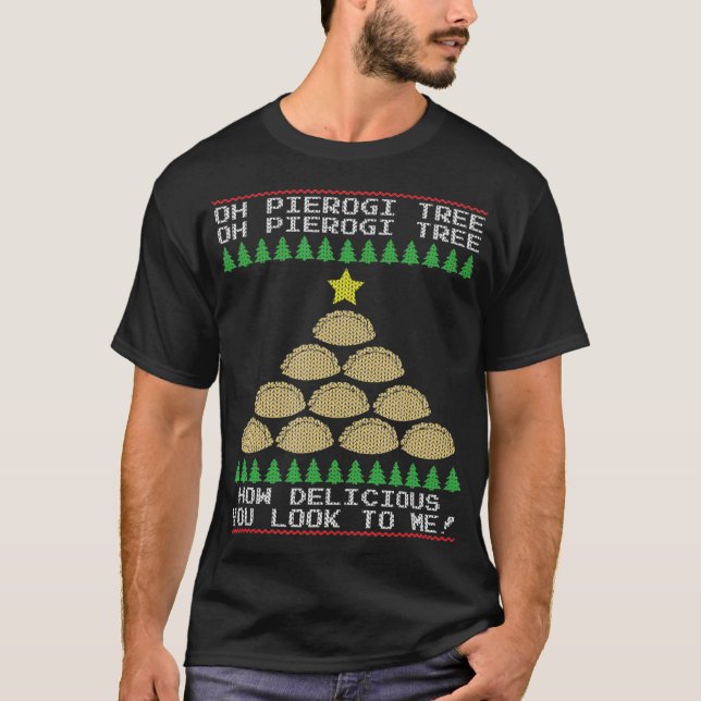 Oh Pierogi Tree T-Shirt (Front)