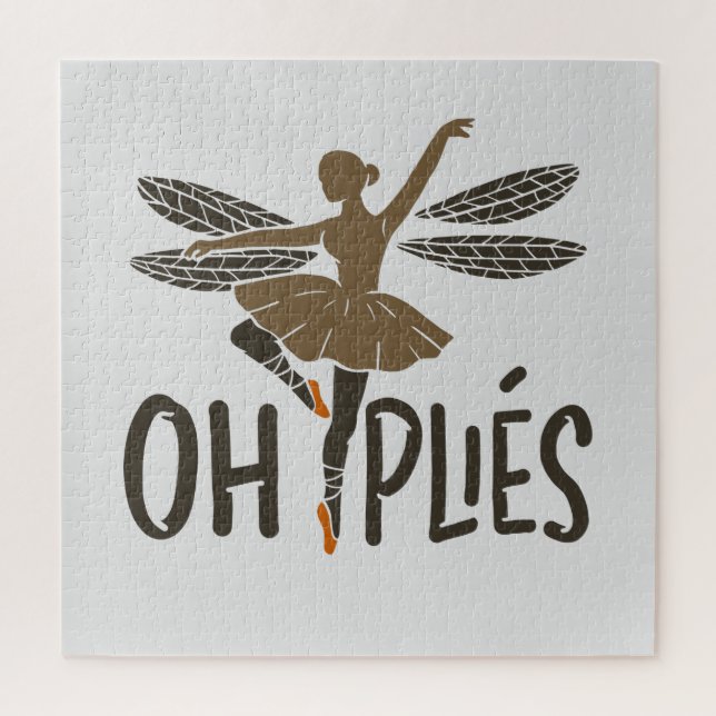 Oh Plies Ballet Dance Teacher Jigsaw Puzzle (Vertical)