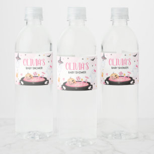 Oh Sheet Ghoul Halloween Baby Shower Water Bottle Label