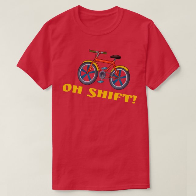 Oh Shift Funny (2)  T-Shirt (Design Front)