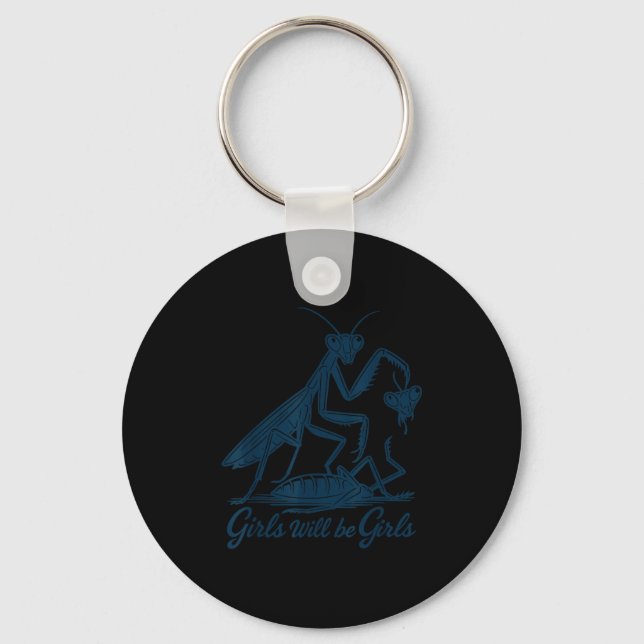 Oh Sip It's A Girl's Trip Flamingo Vibes  Key Ring (Front)