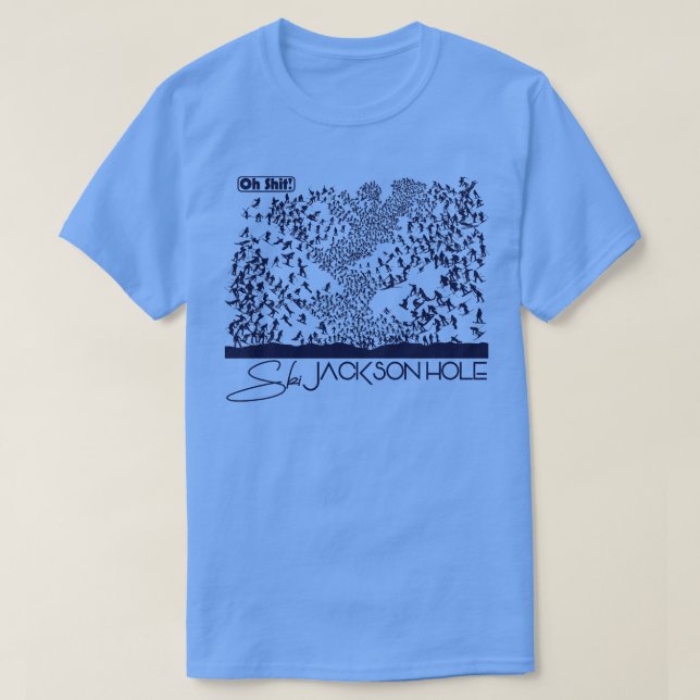 Oh Ski Jackson Hole T-Shirt (Design Front)