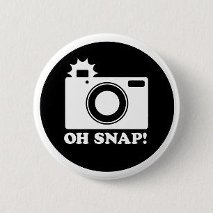 Oh Snap!! 6 Cm Round Badge