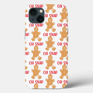 Oh Snap Christmas Xmas Holiday Gingerbread iPhone 13 Case