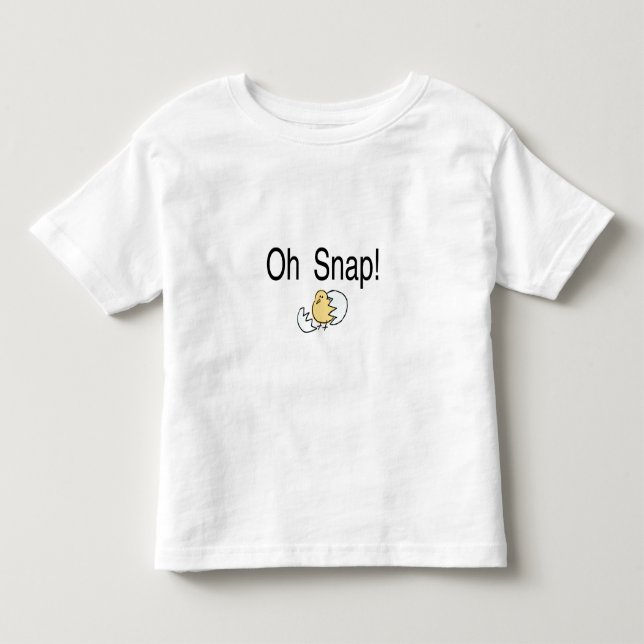Oh Snap Easter Egg Toddler T-Shirt (Front)