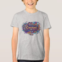 Oh, Snap! – Fun Retro Typography T-Shirt