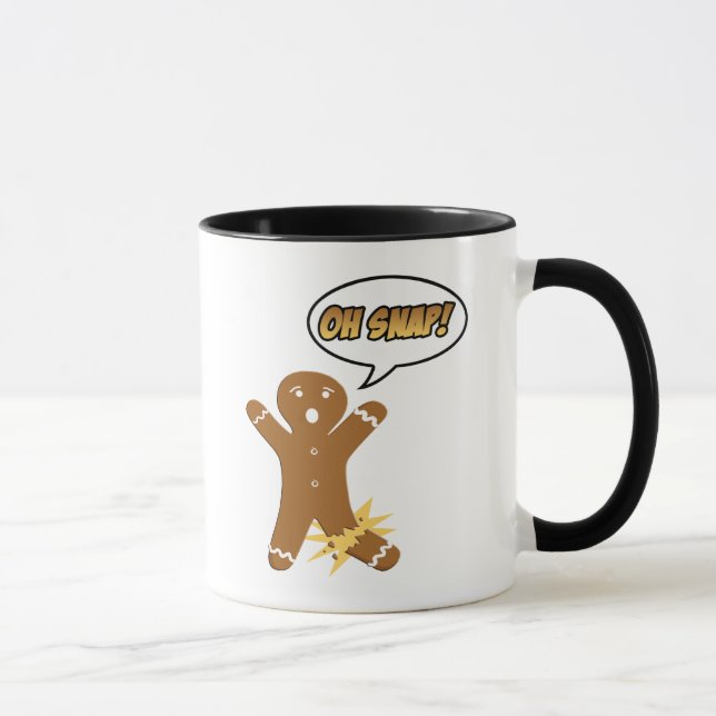 Oh Snap! Funny Christmas Mugs (Right)