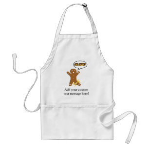 Oh Snap! Funny Gingerbread Man Standard Apron