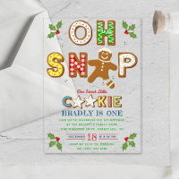 Oh Snap! Gingerbread Cookie Any Age Birthday