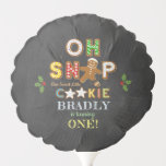 Oh Snap! Gingerbread Cookie Any Age Birthday Balloon<br><div class="desc">These fun "Oh Snap" party balloons are perfect for anyone celebrating a birthday this winter time. The design is easy to personalise with your own wording and your family and friends will be thrilled when they see these fabulous party balloons. Matching party items can be found in the collection.</div>