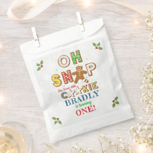 Oh Snap! Gingerbread Cookie Any Age Birthday Favour Bags