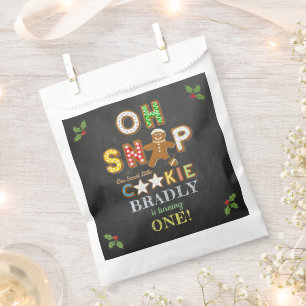 Oh Snap! Gingerbread Cookie Any Age Birthday Favour Bags