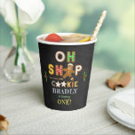 Oh Snap! Gingerbread Cookie Any Age Birthday Paper Cups<br><div class="desc">These paper cups are perfect for anyone celebrating a birthday this year. The design is easy to personalise with your own wording and matching party items can be found in the collection. Matching party items can be found in the collection.</div>