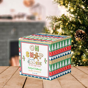Oh Snap! Gingerbread Cookie Baby Shower Favour Box