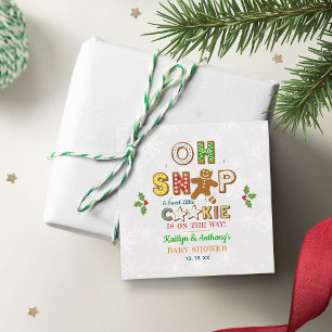 Oh Snap! Gingerbread Cookie Baby Shower Favour Tags