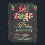 Oh Snap Gingerbread Cookie Baby Shower Invitation<br><div class="desc">Oh Snap Gingerbread Cookie Baby Shower Invitation</div>