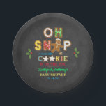 Oh Snap! Gingerbread Cookie Baby Shower Paper Plate<br><div class="desc">Celebrate in style with these trendy baby shower paper plates. The design is easy to personalise with your own wording and your family and friends will be thrilled when they see these fabulous party plates.</div>