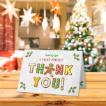 Oh Snap! Gingerbread Cookie Baby Shower Thank You Card<br><div class="desc">Say thank you in style with these trendy baby shower thank you cards. The template wording is easy to personalise and your family and friends will be thrilled when they receive these fabulous thank yous.</div>