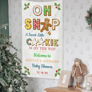 Oh Snap! Gingerbread Cookie Baby Shower Welcome Banner