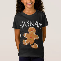 Oh Snap! Gingerbread Man Cookie Funny Broken Leg B
