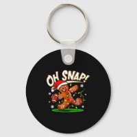Oh Snap Gingerbread Man Santa Football Funny Chris