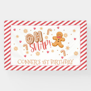 Oh Snap Our Little Cookie Banner - Boy