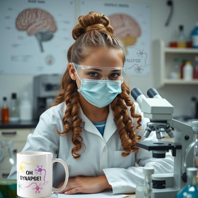 Oh Snap! Science Neuron Biology Teacher Funny Coffee Mug (Creator Uploaded)