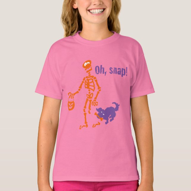 Oh, Snap Skeleton T-Shirt (Front)
