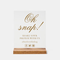 Oh Snap Social Media Chic Modern Wedding Event