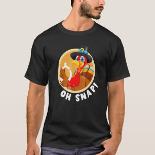 Oh Snap Thanksgiving Turkey Wishbone For Kids Boy T-Shirt