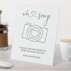 Oh Snap Wedding Photo Hashtag Personalised