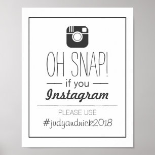 Oh Snap! Wedding Sign