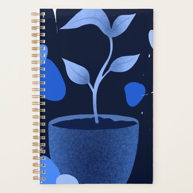 Oh so Blue Notepad Planner (Front)